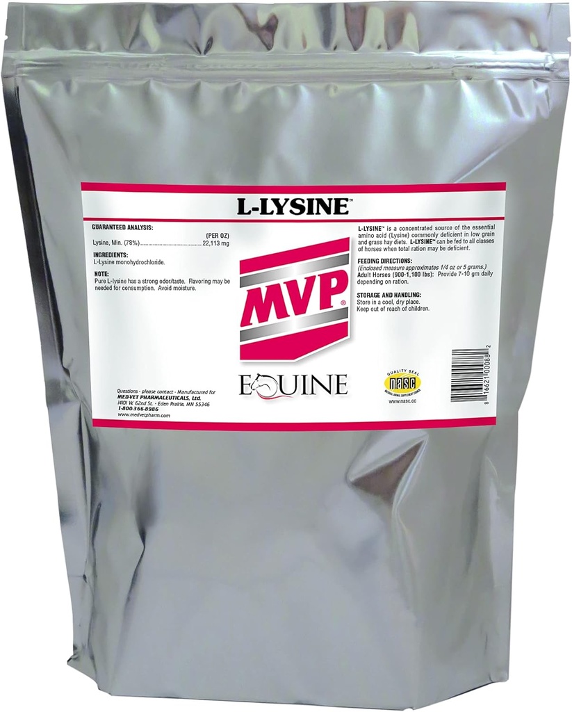 L-Lysine (5lb) için Equine Kas/Immune Support