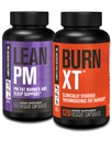 Jacked Factory Lean PM Night Time Fat Burner, Sleep Aid Supplement, & Appetite Suppressant (60 Capsules) & Burn-XT Klinik olarak Studied Fat Burner & Kilo Kayıp Tamam (120 Capsules)