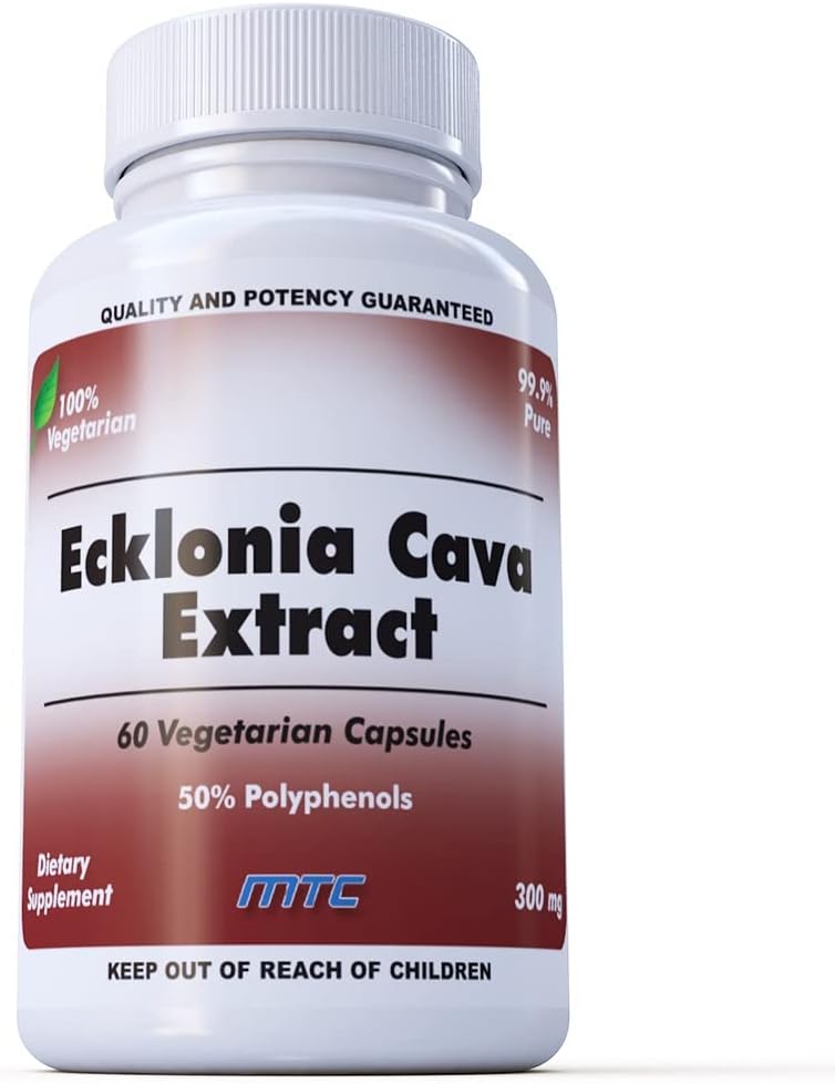 Ecklonia Cava, 300 mg, 50% Polyols, 60 Vejetaryen Caps, Wellness Support