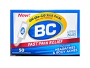 BC Pain Relief Toz Sticks, 50 Sticks Per Pack (3 Packs)