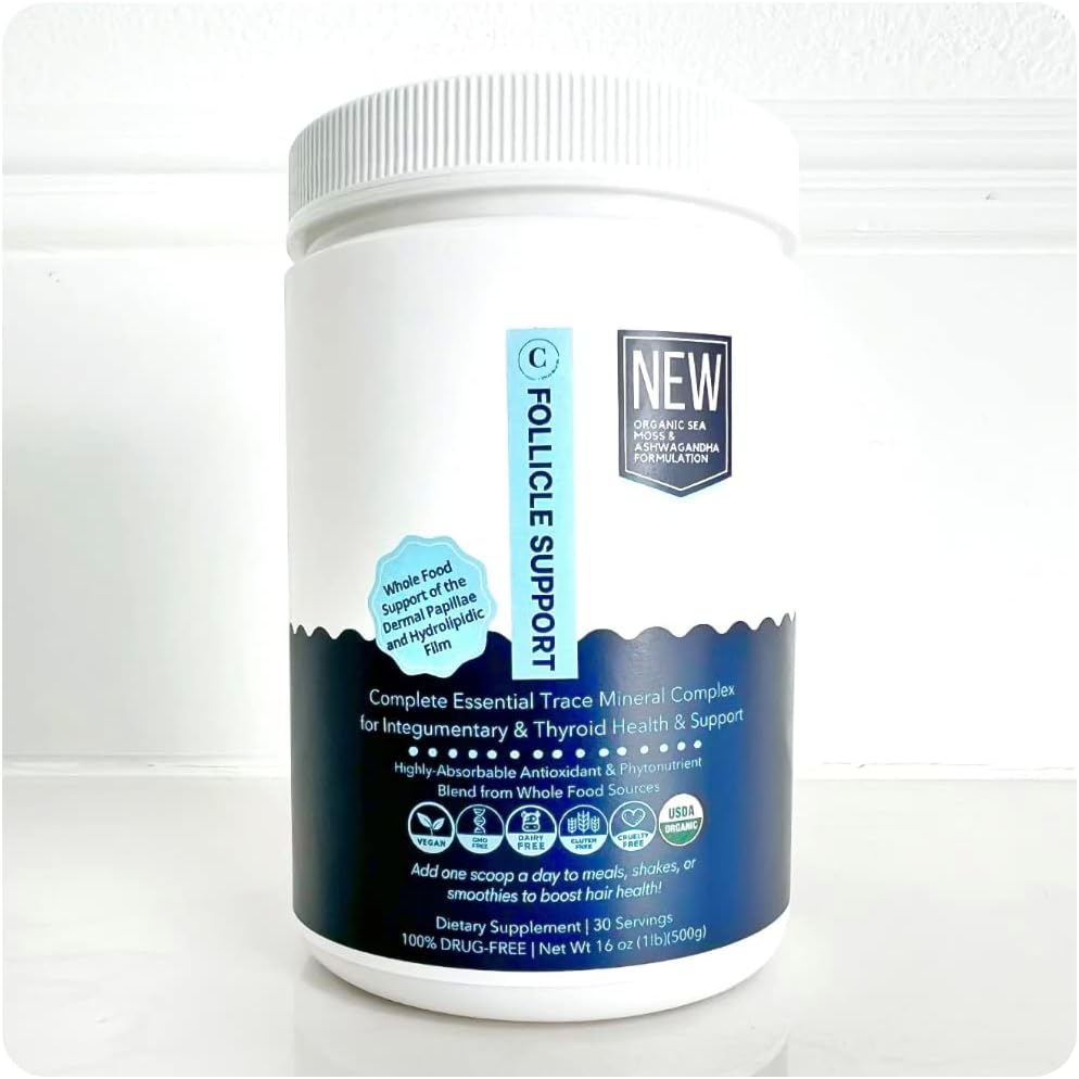 CRISAN Saç Folikle Saç Büyüme Tamamını Tamamladı - Deniz Moss, Saw Palmetto, Amla ve More More