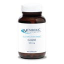 Metabolic Bakım CoQ10 Capsules - 100 mg CoenzymeQ10 Vitamin C - Antioksi, Immune, Enerji + Cardiovascular Destek (60 Capsules)