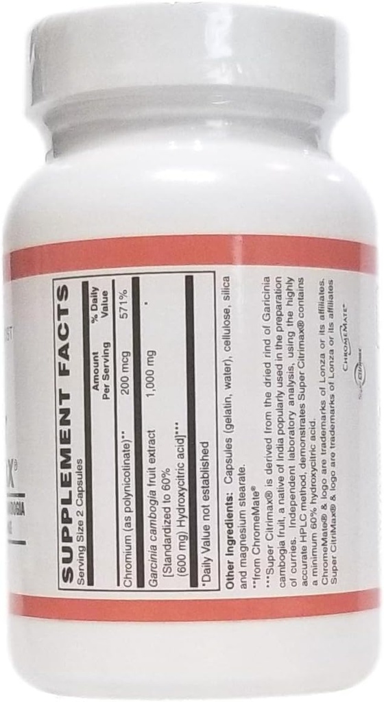 Super Citrimax, 1000 mg Garcinia Cambogia, 90 Capsules