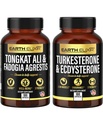 Earth Elixir Fadogia Agrestis 600mg και Tongkat Ali 500mg + Turkesterone1000mg και Ecdysterone 1000mg Συμπλέγματα (180 κάψουλες) Bundle