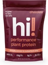 Grafik Bitki Protein Tozu | 3x Daha İyi Amino Asit Abhidrasyon | Süt Ücretsiz Protein Toz & BCAAs | Kolay Digestion için Enzymes | 23g Protein, 140 Calories per Service (Chocolate)