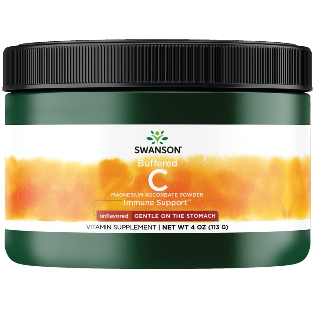 Swanson BUFFERED C MAG ASCORBATE UNFL 4OZ