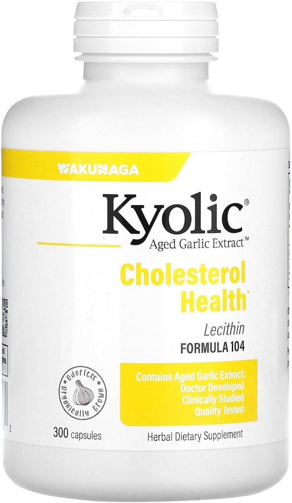 Kyolic #104 Ex Ext W/Lecithn 300 Cap