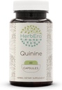 HerbEra Quinine 60 Capsules, 1000 mg, Wildcrafted Quinine (Cinchona officinalis) Dried Bark (60 Capsules)