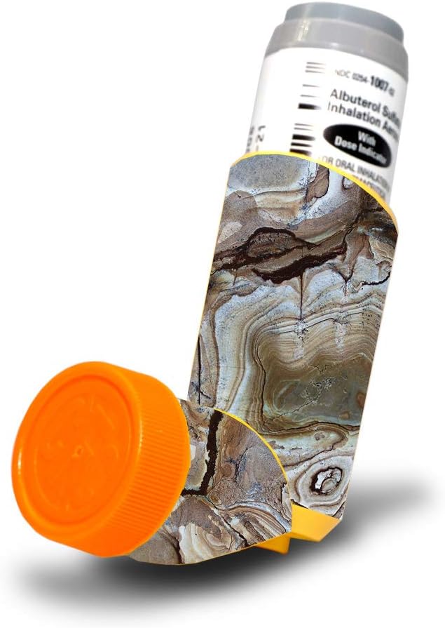 CanySkins Skin for Proventil HFA Asthma Inhaler - Kristal Rock | Koruyucu, Dayanıklı ve Benzersiz Dyson Decal Cover | Uygulamayı Kolay, Kaldırın ve Değiştirin