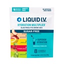 Sıvı I.V.® Hydration Multiplier Sugar-Free Diversity Pack - Raspberry Melon, Lemon Lime, White Peach, Green Grape (Variety Pack)
