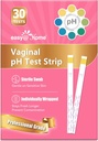 Easy@Home Vaginal pH Testi - 30 Strips | BV Test Kit in Home for Women | Yeast Enfeksiyon Testi + pH Dengesi Kadınlar için