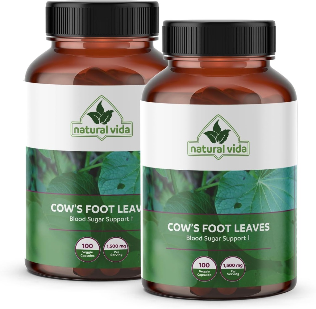 İnek Ayakları (Pata de Vaca) 1.500 mg - 200 Veggie Capsules - Herbal Supplement Cows Foot