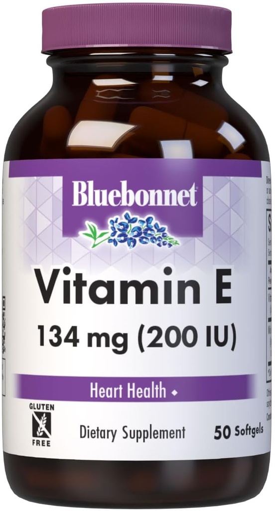 BlueBonnet Βιταμίνη Ε 200 IU μικτά Softgels, 50 Count
