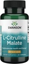 Swanson L-Citrulline Malate - Enerji Üretimi ve Sağlıklı Kan Circulation - Doğal Formula Destekleme Genel Sağlık - (60 Capsules, 750 mg Her)