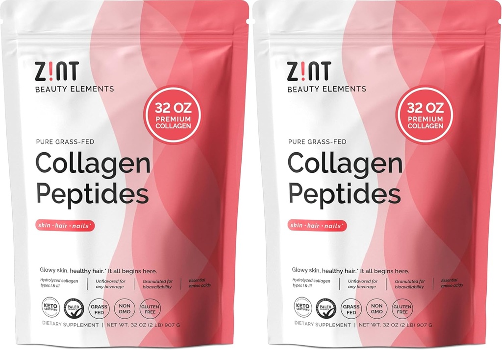 Zint Collagen HYDRSATE Bag 32OZ (πακέτο του 2)