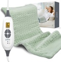Pure Enrichment PureRelief XL Isıtmalı - 12" x 24" Elektrikli Isıtma Pad Arka Ağrı & Cramps, 6 Heat Settings, FSA/HSA Eable, Soft Machine Wash Fabric, Auto-Off & Moist Heat (Zen Green)