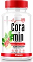NutraRize Coramin Capsules, All-Doğal Formula Sağlıklı Seviyeler, Maksimum Güçlü Tamam, Premium Kan Akış Desteği, Resmi Vitamin Pilleri, Cora min Capsulas Yorumları (60 Capsules)