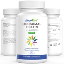 Λιποσωμική Fisetin με Quercetin Συμπληρώματα 1200 mg ανά Σερβίρισμα, Υψηλή Απορρόφηση Πολυφαινόλες Αντιοξειδωτικά για γυναίκες, άνδρες, μη GMO, χωρίς γλουτένη, 1 Φιάλη-60 Softgels