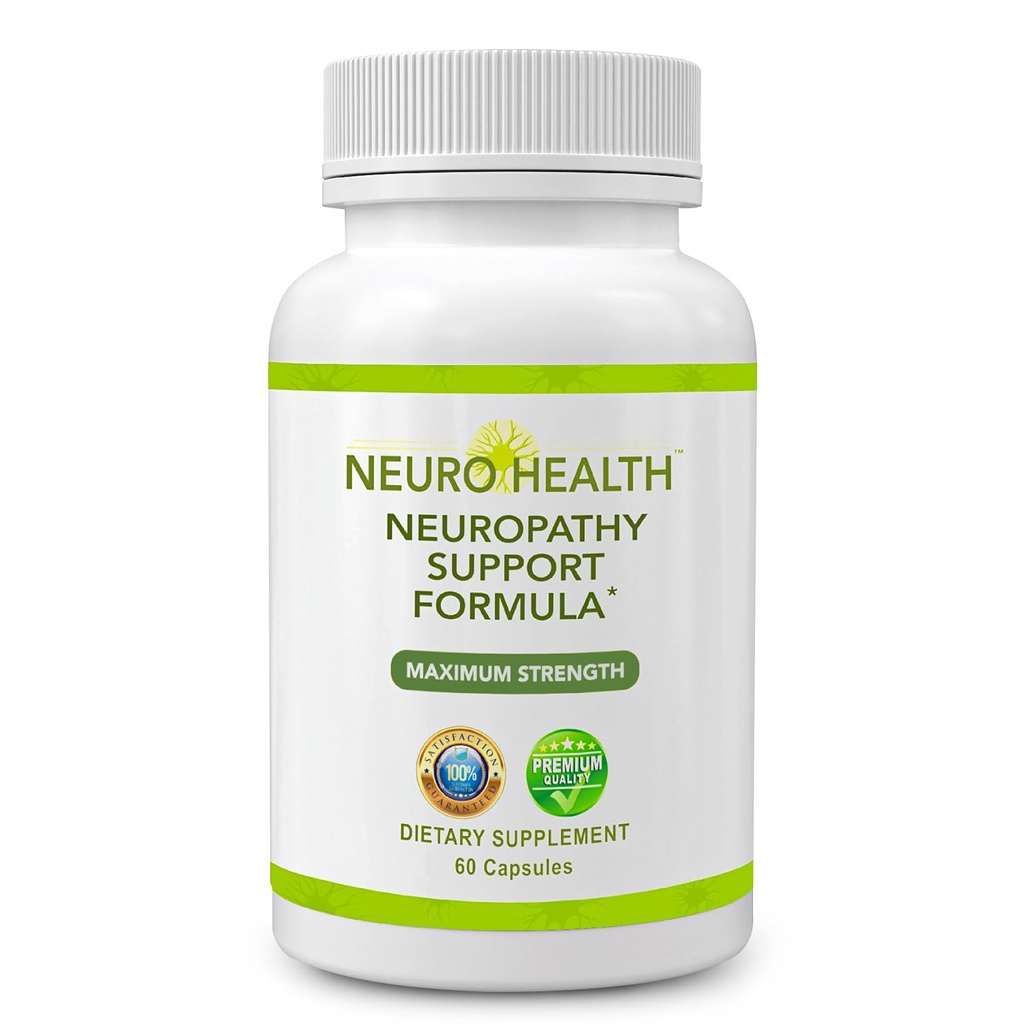 Nerve Support Formula for Neuropathy - Το Nerve Σωτήρα Συμπλήρωμα με Βιταμίνες Β και Άλφα Λιποϊκό Οξύ - Ταχεία απορρόφηση για Nerve Discomfort Relief - 60 Κάψουλες