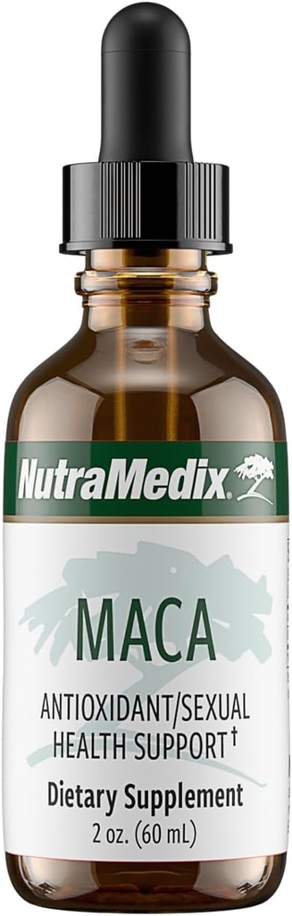 NutraMedix Maca Liquid Tincture - Mood Supplement Drops with Peruan Maca Root Extract for Women's Health - Herbal Support for Hormonal Health & Mood - Vegan Supplements (2oz / 60ml)