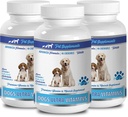 Dog Brain Supplement - Köpekler için Ultra Vitaminler - Chews - Güçlü Formula - Mineral Kompleksi - Köpekbalık Kemikleri - 270 Tedaviler (3 Şişeler)