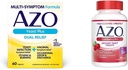 AZO Yeast Plus Dual Relief 60 Tablets, Μόλυνση μαγιάς & Κολπικό Συμπτώματα Ανακούφιση + Cranberry Pro Urinary Tract Health Supplement 600mg PACRAN, 1 Serving = More than 1 Glass of Cranberry Juice 100 CT