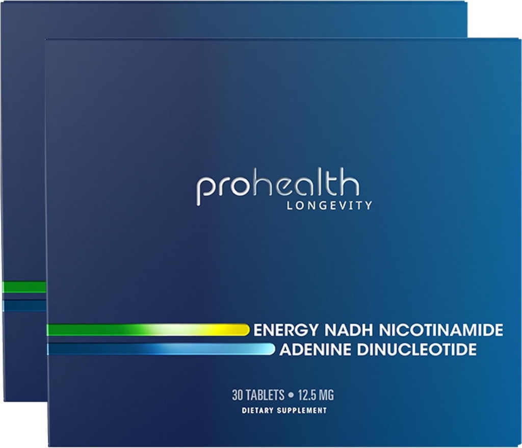 ProHealth Energy NADH Νικοτιναμίδη Αδενίνη Δινουκλεοτίδιο (30 δισκία, 12, 5 mg) (2 συσκευασία)