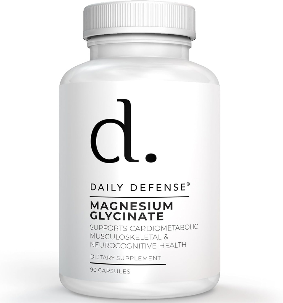 Magnesium Glycinate 200mg – Chelated Magnesium Bisglycinate for Muscle Relaxation, Heart Health, and Metabolism – 90 Capsules Supplement, Made in The USA