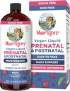 MaryRuth Organics Postnatal & Prenatal Vitamins for Women | Sugar Free | Womens Multivitamin for Pre-Conception, Hamile & Hemşire | Ginger | Selenium | Folate | Vegan | Non-GMO | Gluten Free | 32oz