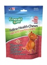 Emerald Pet Feline Health Chews UT Support — Φυσικό εκχύλισμα φύλλων ούρησης χωρίς ούρα — Συμπληρώματα ούρων γάτας με Cranberry, Chicory Root, και Dandelion Leaf Extract — Κατασκευασμένο στις ΗΠΑ, 2,5 oz
