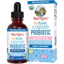 MaryRuth Organics USDA Organic Infant Liquid Probiyotik Drops | Baby Essentials | Bebek Probiyotikleri | Perrietary Probiyotik Mix | Vegan | Non GMO | 125 Servisler