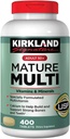 KIRKLAND Signature Adult 50+ Multi Vitamins & Minerals, 400 Tablet (2 Pack)