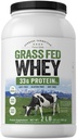 Carlyle Grass Fed Whey Protein Toz | 2lb | Proteinin 33g of Protein Per | Unflavored | Sugar and Hormon Free | Non-GMO ve Gluten Free Supplement | Herbage Farmstead