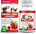 Köpekler için Cranberry, 180P Cranberry Urinary Tabletler Köpekler için - Destekler Bladder Enfeksiyonu, Urinary Tract, Bladder Stone & Dog UTI, Pet Supplement Köpekler için Tedaviler, Tavuk Flavor - 180P Chewable Tabletler