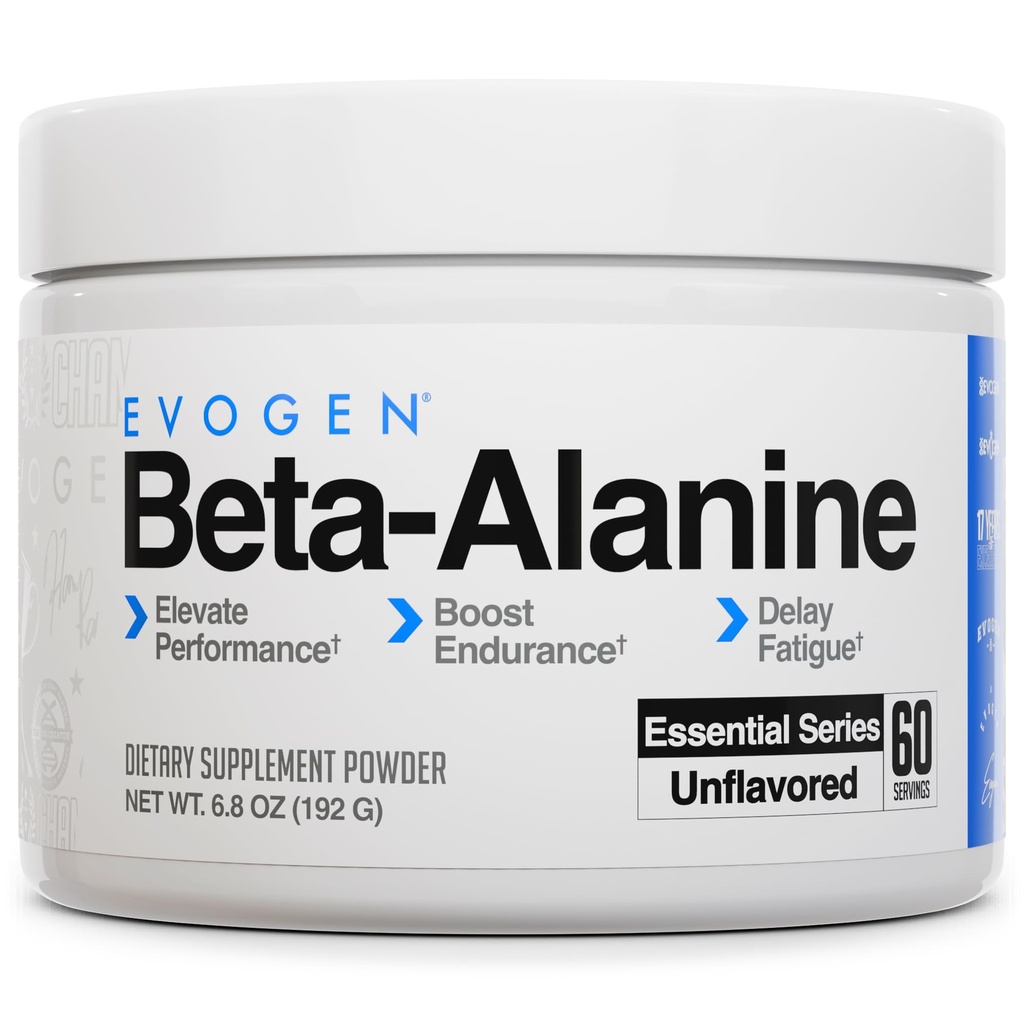 Evogen Beta-Alanine - Performans Geliştirme | Endurance, Gecikme Fatigue | Unflavored | 60 Hizmet