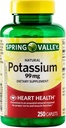 Kalp için Potasyum Caplets, Nerve & Muscle Function