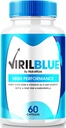 VirilBlue κάψουλες για άνδρες, Viril Blue Ανδρικό συμπλήρωμα, Όλα-Φυσική Φόρμουλα για την υποστήριξη της απόδοσης και της εμπιστοσύνης, Premium Διατροφή για τη συνολική υγεία, Επίσημη αναθεώρηση χάπια (60 κάψουλες)