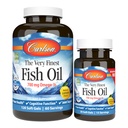 Carlson - The Very Finest Fish Oil, 700 mg Omega-3s, Norveç, Sustainably Sourced, Lemon, 150 Count