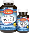 Carlson - The Very Finest Fish Oil, 700 mg Omega-3s, Norveç, Sustainably Sourced, Lemon, 150 Count