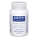 Pure Encapsulations PureGenomics B-Complex - Ευρεία Spectrum B Βιταμίνη Υποστήριξη για Γενετική Έκφραση, Κυτταρική Λειτουργία, Παραγωγή ορμονών & Μεταβολισμός Ενέργειας* - με Βιταμίνη B12 & B6-120 Κάψουλες