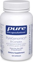Pure Encapsulations PureGenomics B-Complex - Broad Spectrum B Vitamini Genetik Expression, Hücre Fonksiyonlar, Hormon Prodüksiyon & Enerji Metabolism * - Vitamin B12 & B6-120 Capsules