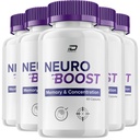 Neuro Boost Focus Supplement, Neuro Boost IQ Memory Focus and Cognative Support, Neuro Booster Pills Nootropic, NeuroBoost to Boost Memory, Neuro Boost Vitamin Reviews (5 Συσκευασία - 300 Κάψουλες)