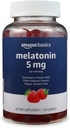 Temeller Melatonin, Sleep Support Gummies, Strawberry Flavor, 5mg, 120 Kont (Önceki olarak Solimo)