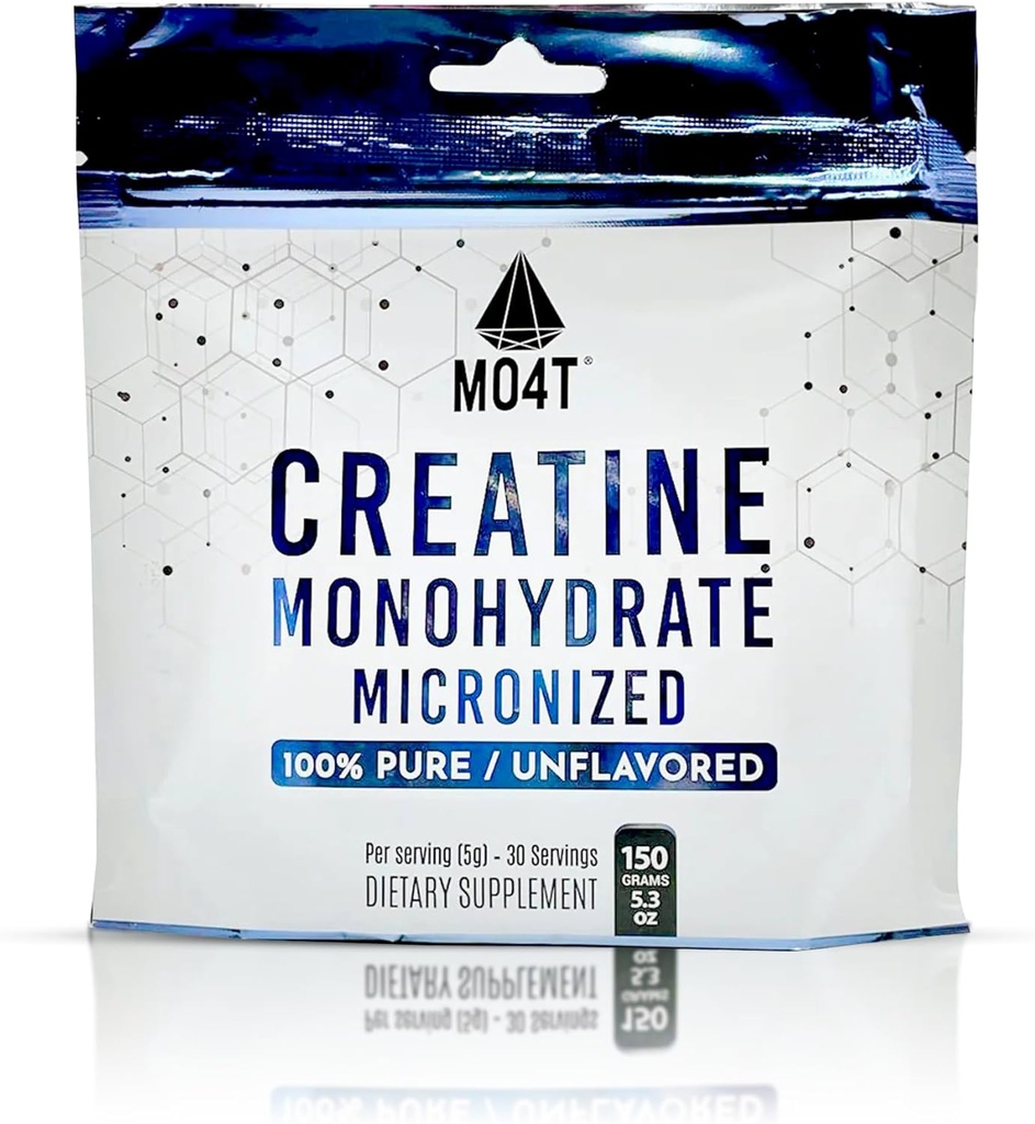 Premium Kretine Monohidrat Mikronized Toz 150G, 5000 mg In Serv (5g) - Micronized Kretine Monohidrat, 30 Hizmet, 5.3 Ounces