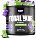 REDCON1 συνολική προ του πολέμου προπόνηση, Sour Gummy Bear - Περιέχει 320mg καφεΐνη από Πράσινο Τσάι, Juniper & Beta Alanine - Pre Work Out με Αμινοξέα για να αυξήσει την αντλία, ενέργεια + αντοχή (30 εξυπηρετούν)