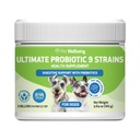 Pet Wellness - Cats ve Köpekler için Ultimate Probiyotik 9 Strains - Digestion ve Urinary Tract Health 160 Grams için Doğal Destek.