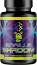Gorilla Mind Shroom Nootropic Mushroom Supplement (6700mg) - 270 Capsules/Includes Lions Mane, Cordyceps, Reishi, Maitake/Increased Energy Immune Modulation, Enhanced Cognitive Functioning