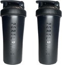 Protein Shakes Pre Workout ve Supplements Plastik Whisk için mükemmel Mix Every Time | 28-Ounce | Black (2-Pack)