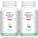 TUDCA Liver Support Supplements 1200 mg-Third Party Tested-Bile Salts for Liver Detox Cleanse-High Strength Formula-Vegan Capsules for Liver,Gallbladder,Kidney Health,2 Bottle-120 Capsules