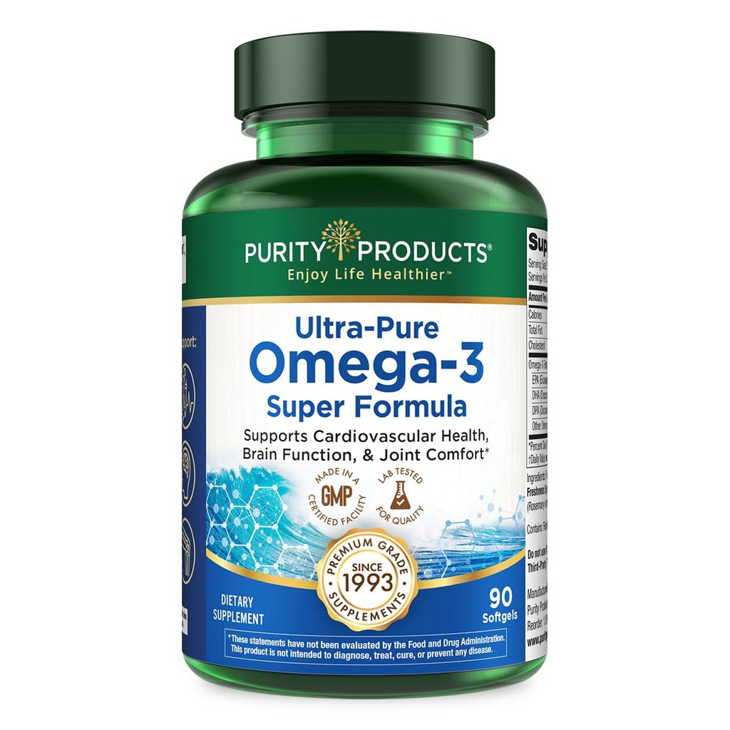 Saf Ürünler - Ultra Pure Omega 3 Super Formula 90 Softgels